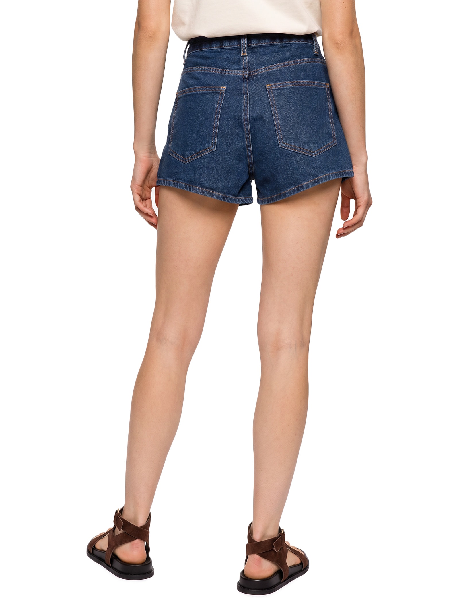 Short Feminino Jeans Azul Hering