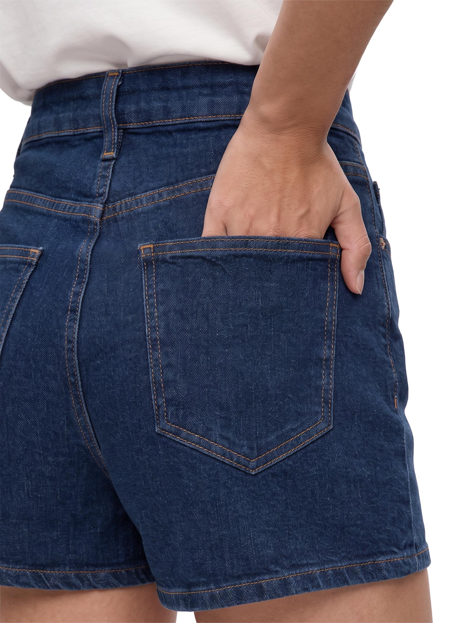 Short Feminino Jeans Azul Hering