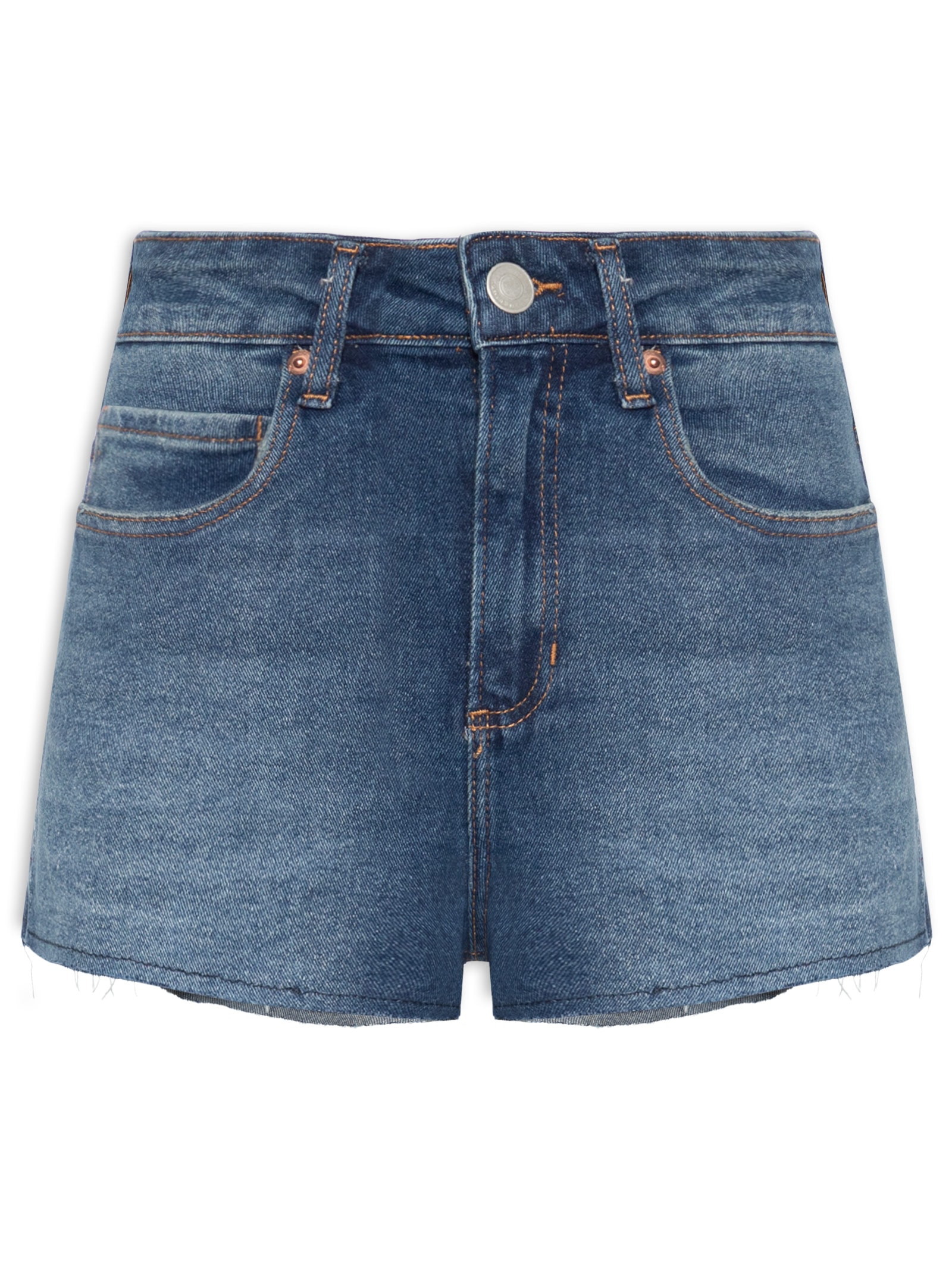 Short Feminino Jeans Azul Hering