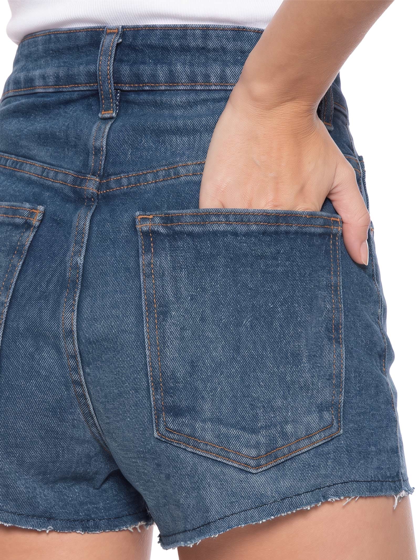 Short Feminino Jeans Azul Hering