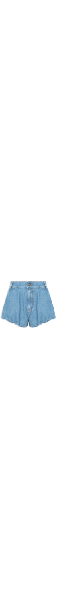 Short Feminino Jeans Balonê - Azul