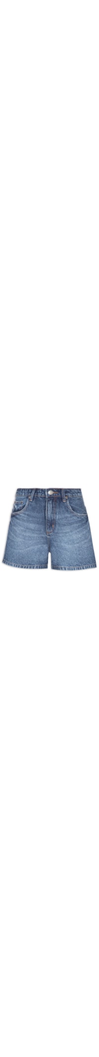 Short Feminino Jeans Basic Blue - Azul