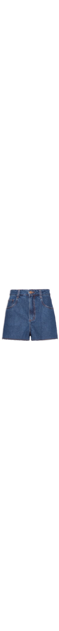 Short Feminino Jeans Basic Dark - Azul