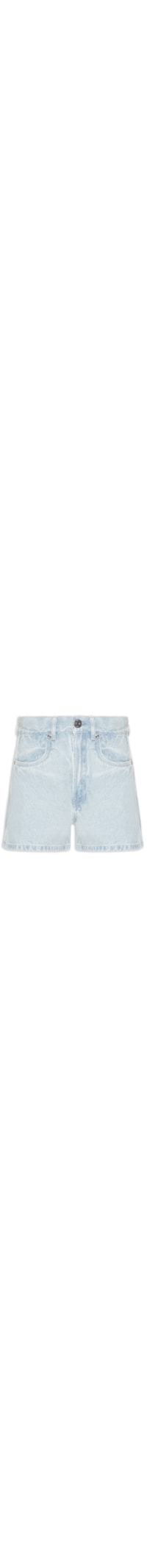 Short Feminino Jeans Basic Recorte Lateral - Azul