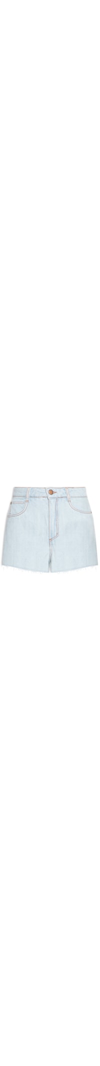 Short Feminino Jeans Básico Clear - Azul