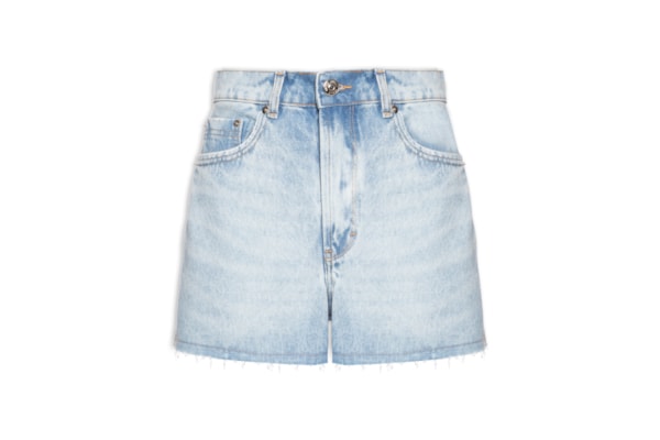Short Feminino Jeans Box Barra Fio - Azul