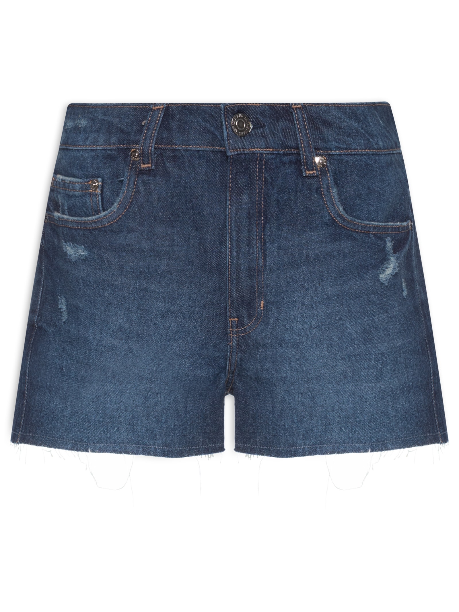 Short Feminino Jeans Box Blue Intense Azul Animale Jeans