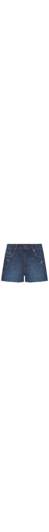 Short Feminino Jeans Box Blue Intense - Azul