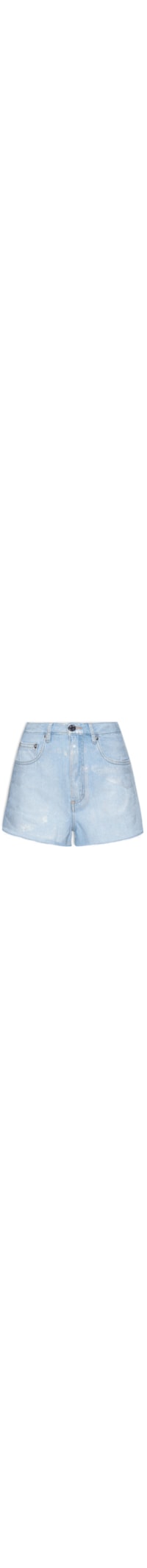 Short Feminino Jeans Box Foil Furtador - Azul