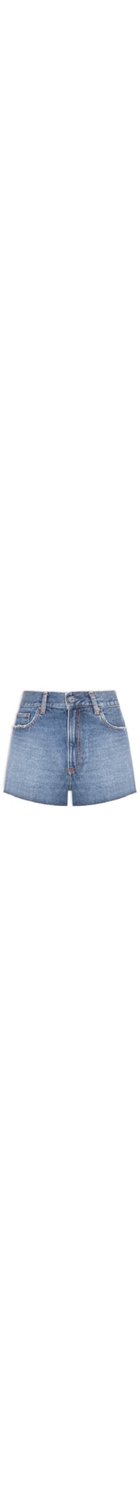 Short Feminino Jeans Boy Barra Fio New Basic - Azul