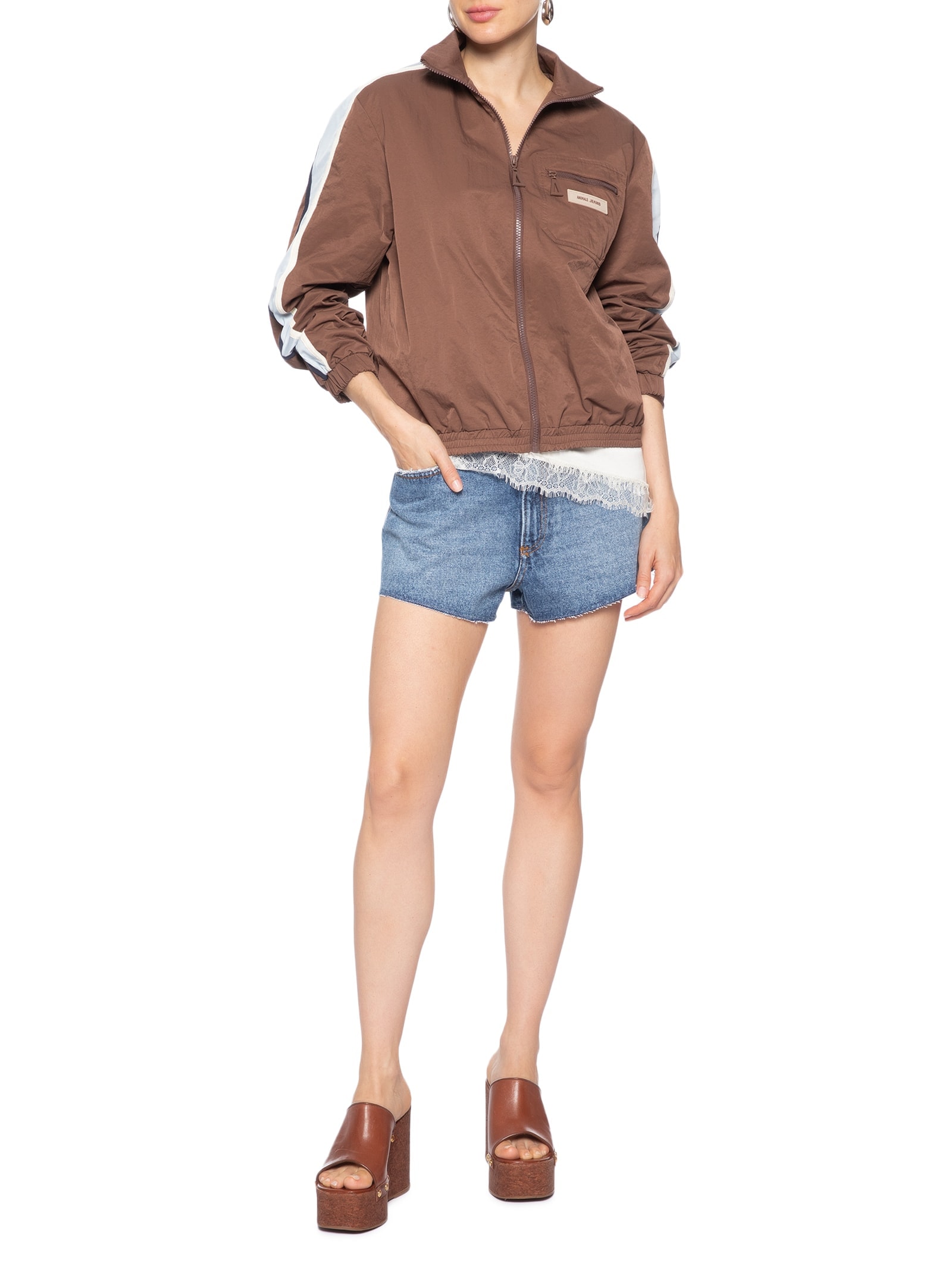 Short Feminino Jeans Boy Barra Fio New Basic Azul Animale Jeans