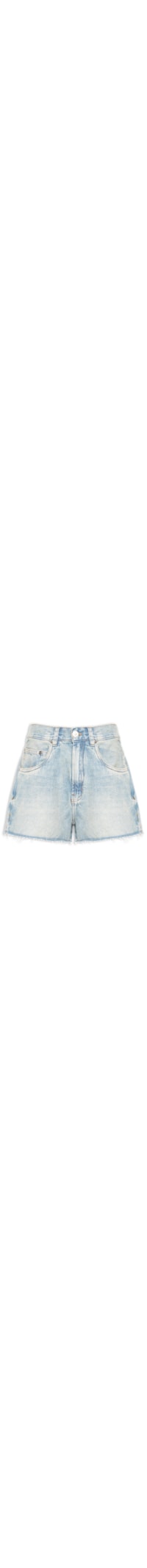 Short Feminino Jeans Boy Tachas Lateral - Azul