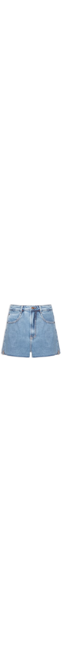 Short Feminino Jeans Boyfriend - Azul