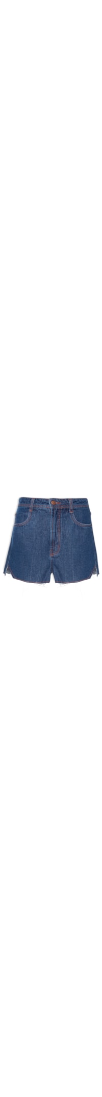 Short Feminino Jeans Boyfriend Dark - Azul