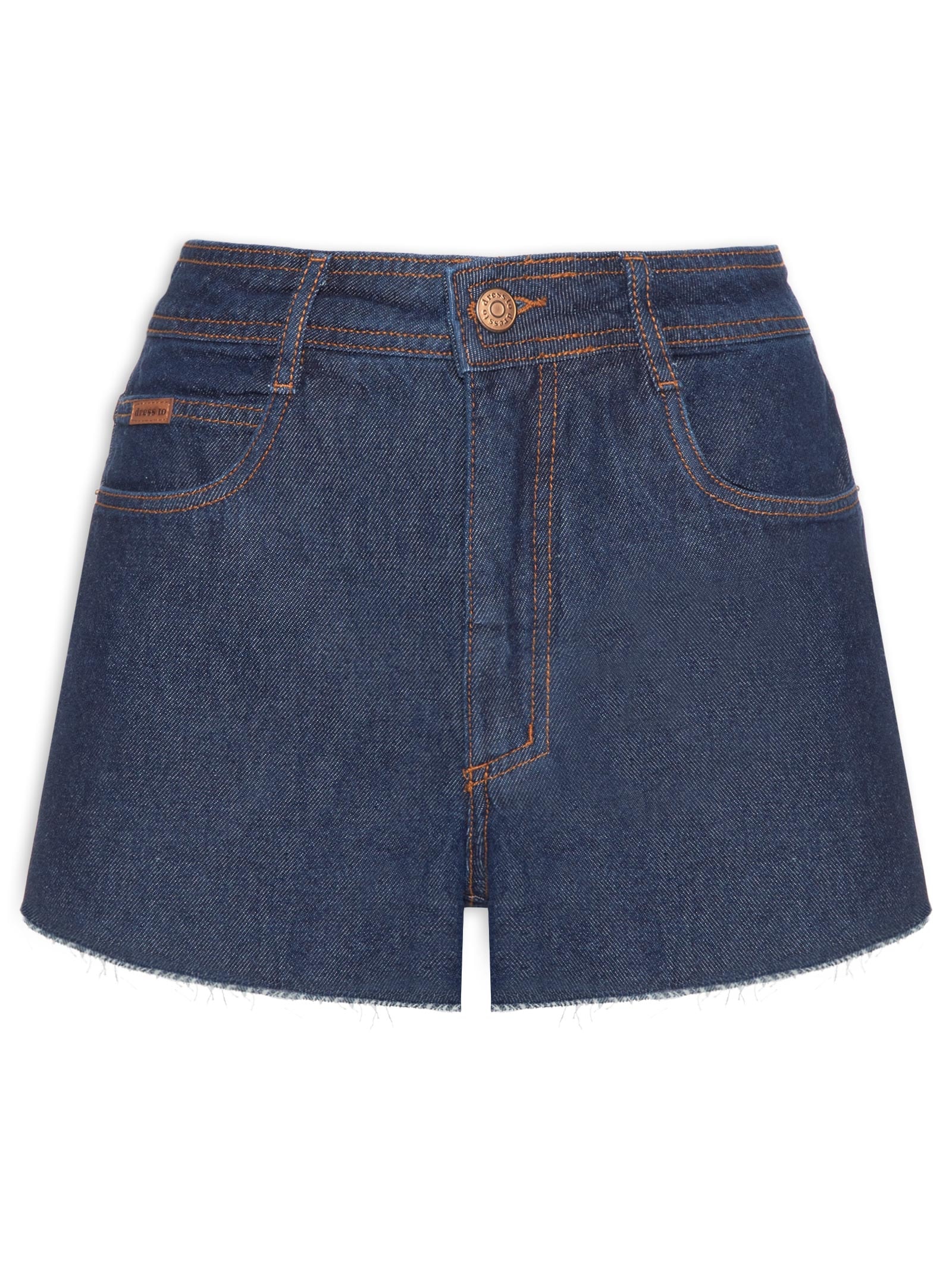 Short Feminino Jeans Boyfriend Dark Azul Dress To