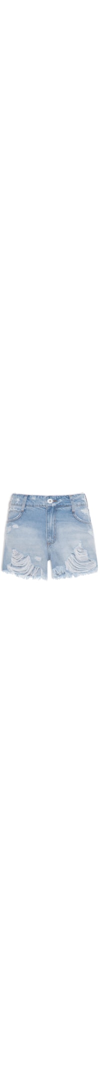 Short Feminino Jeans Bruna Low - Azul