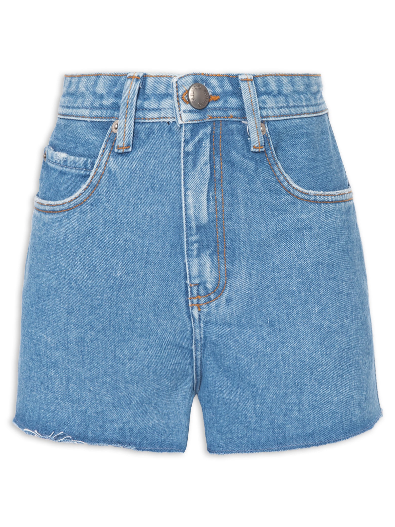 Short Feminino Jeans Cintura Alta – Azul Farm