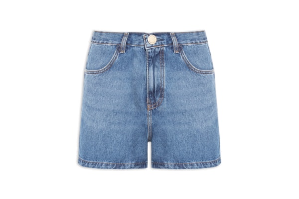 Short Feminino Jeans Clássicos - Azul