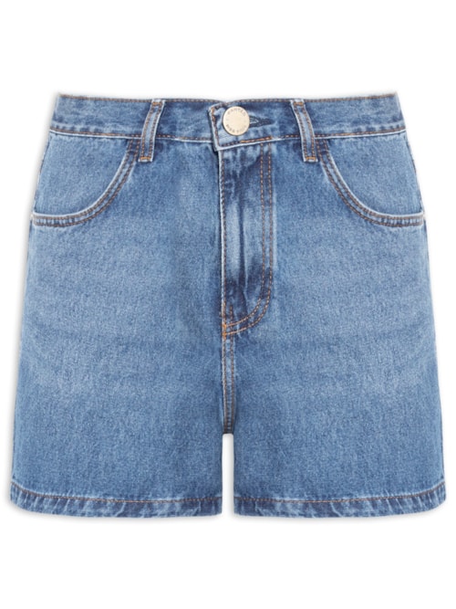 Short Feminino Jeans Clássicos - Azul