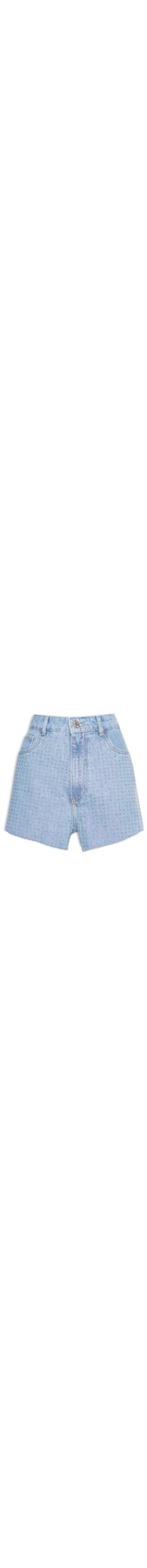 Short Feminino Jeans Comfort High - Azul