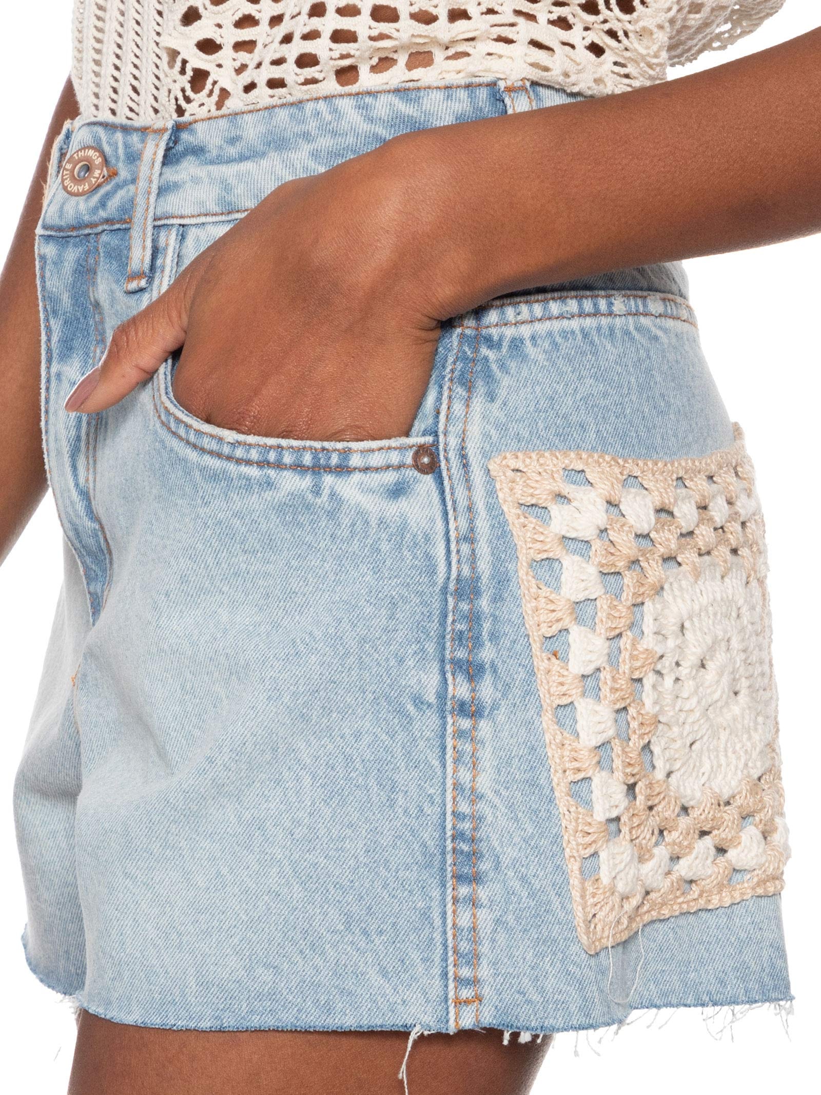 Short Feminino Jeans Comfort High Azul My Favorite