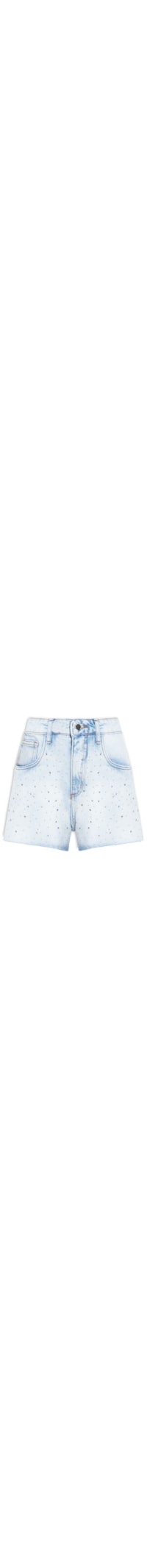 Short Feminino Jeans Comfort High Shine - Azul
