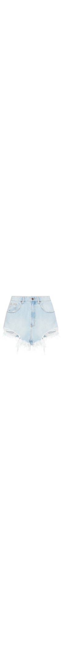 Short Feminino Jeans Curva Claro - Azul