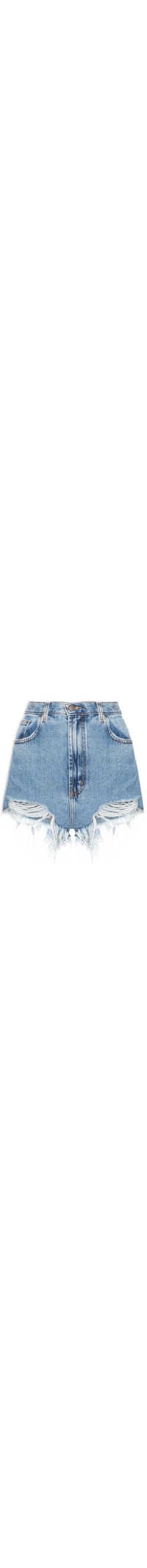 Short Feminino Jeans Curva Vintage - Azul
