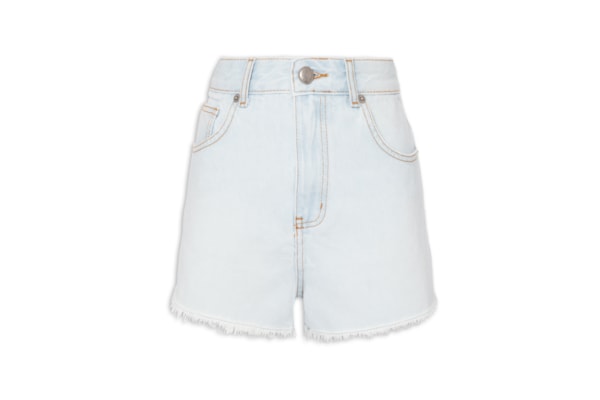 Short Feminino Jeans Curva – Azul