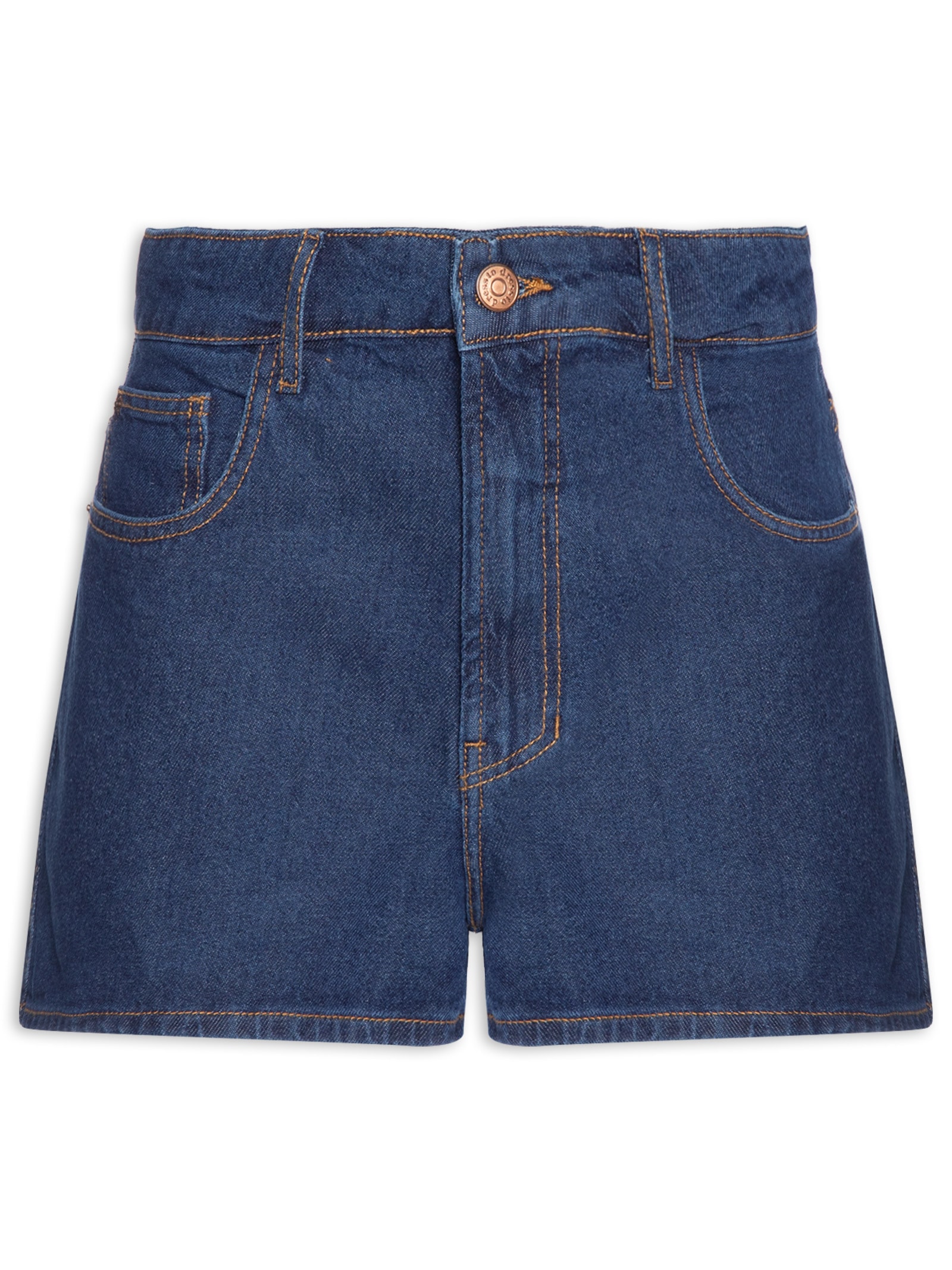Short Feminino Jeans Dark Azul Dress To