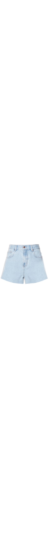Short Feminino Jeans Evasê - Azul
