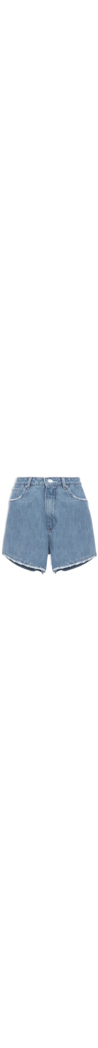 Short Feminino Jeans Godê Super High - Azul