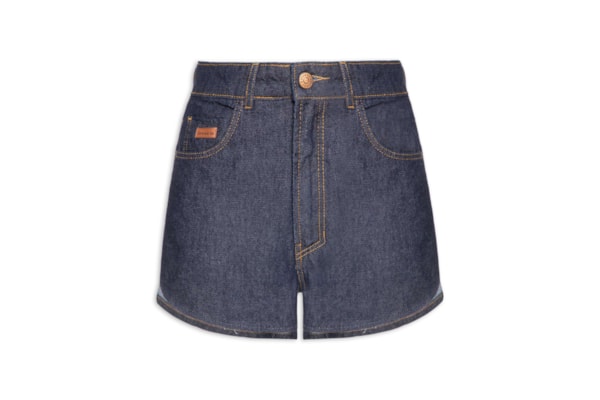 Short Feminino Jeans Intense Blue - Azul