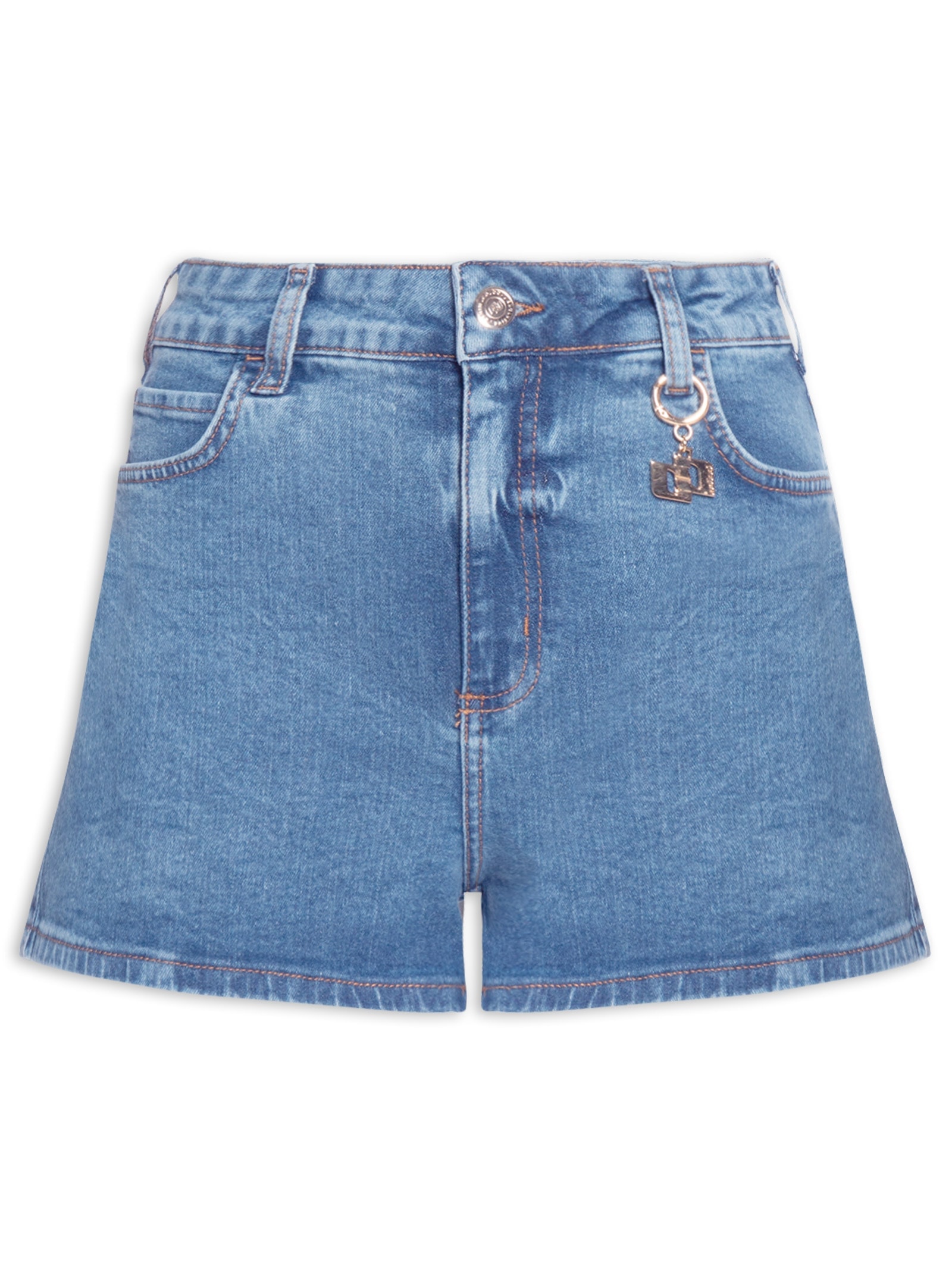 Short Feminino Jeans Jade Azul Colcci