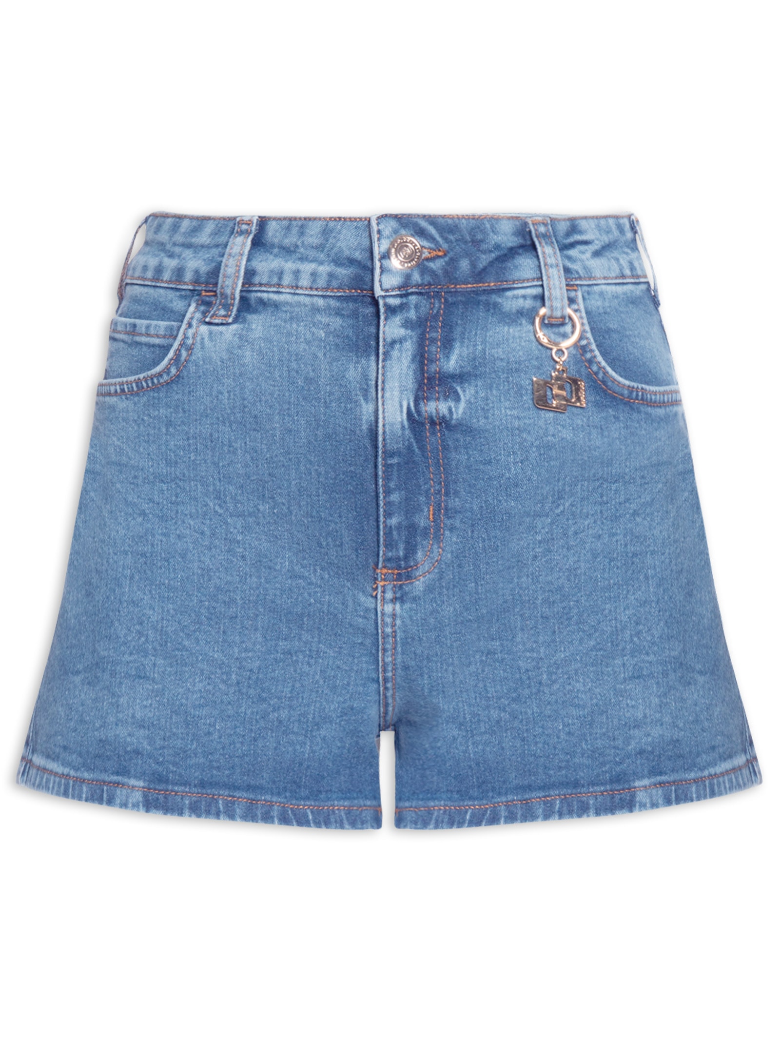 Short Feminino Jeans Jade Azul Colcci