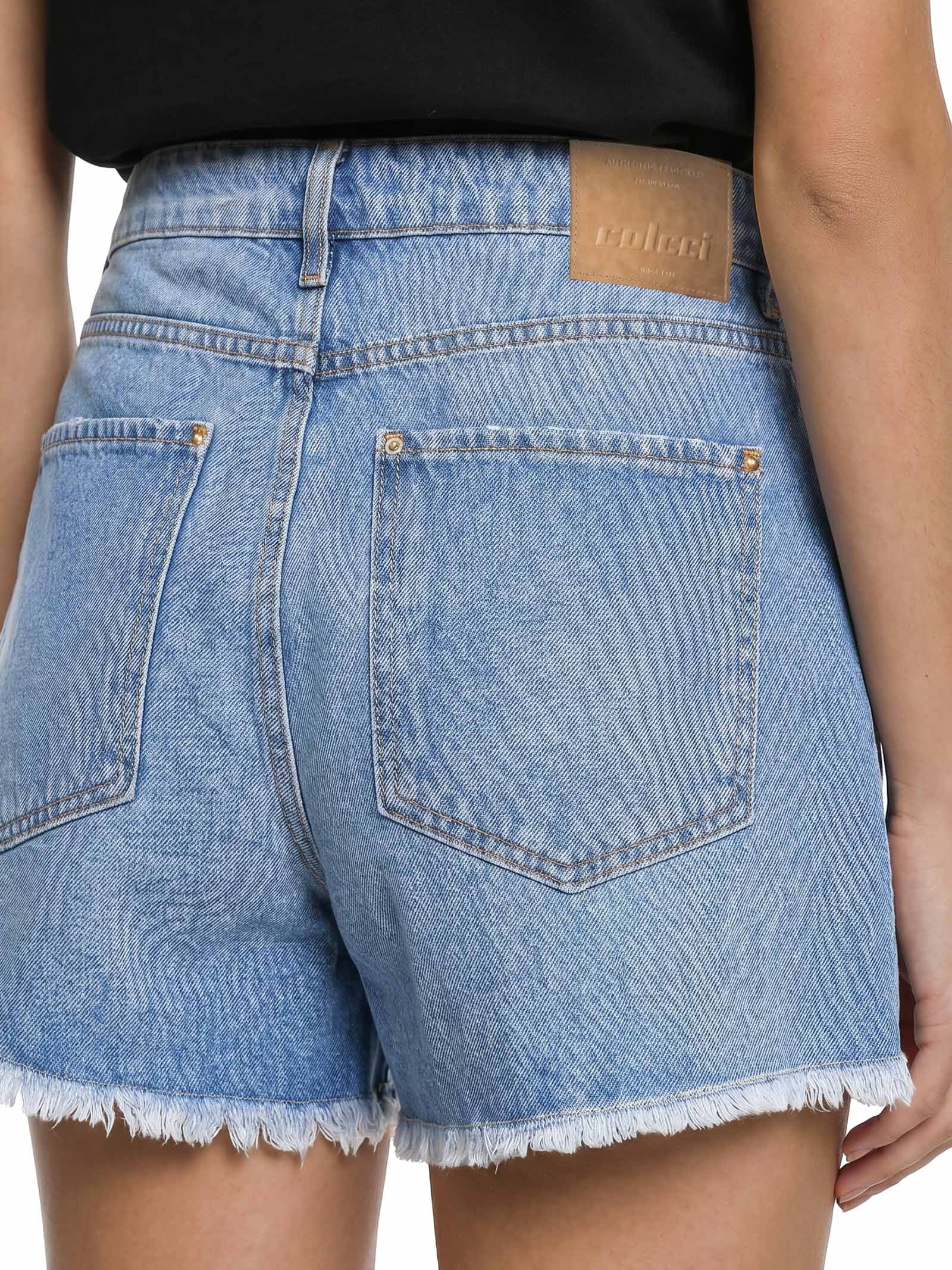 Short Feminino Jeans Jade Azul Colcci