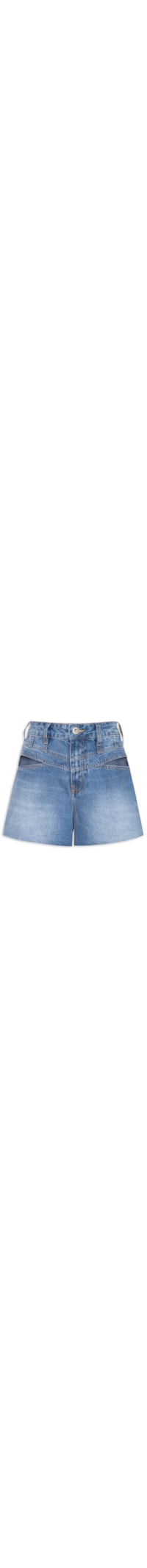 Short Feminino Jeans Joana - Azul