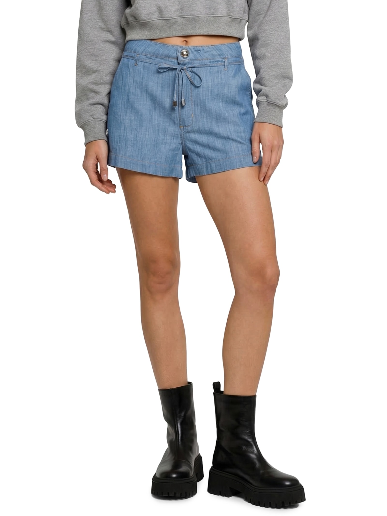 Short Feminino Jeans Joana Azul Colcci