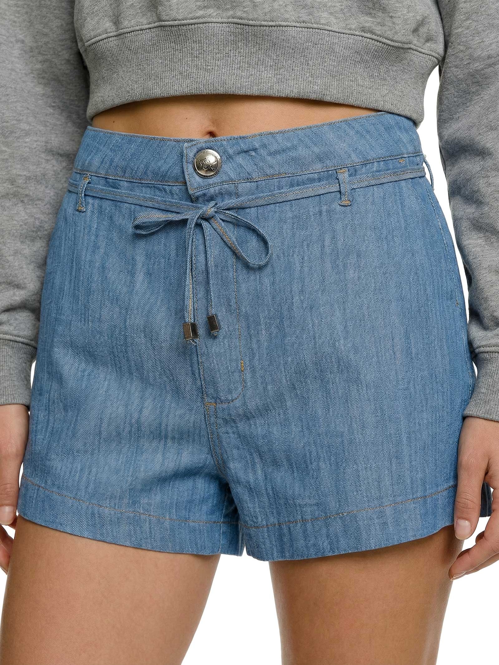 Short Feminino Jeans Joana Azul Colcci