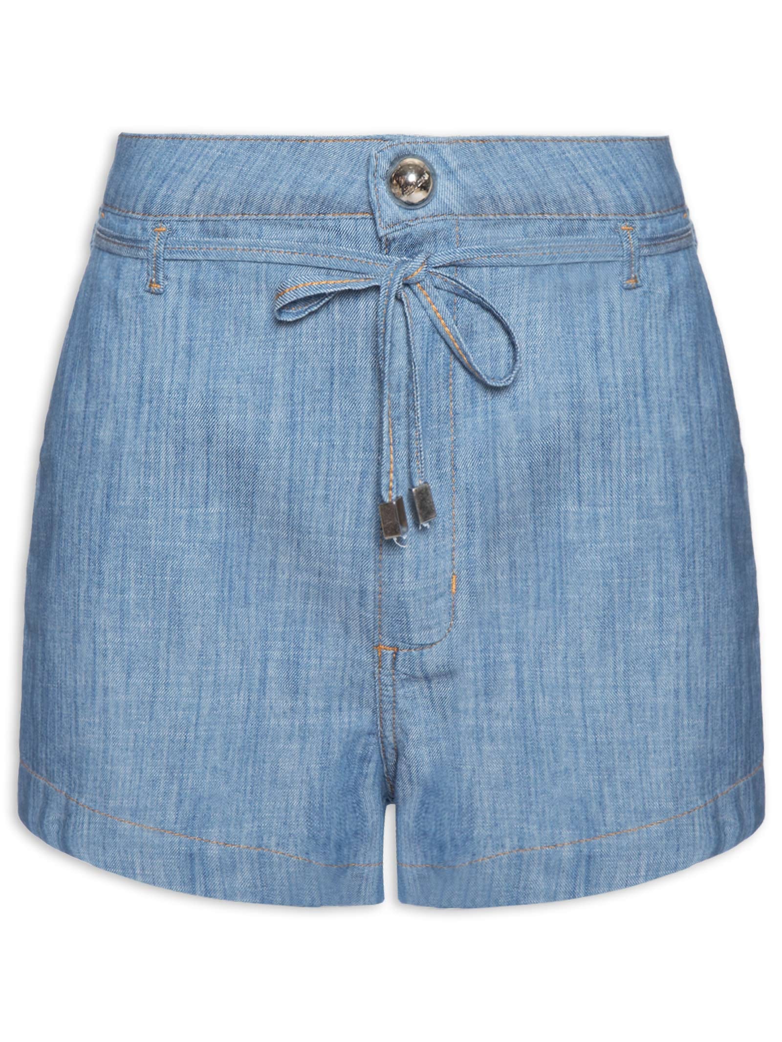 Short Feminino Jeans Joana Azul Colcci