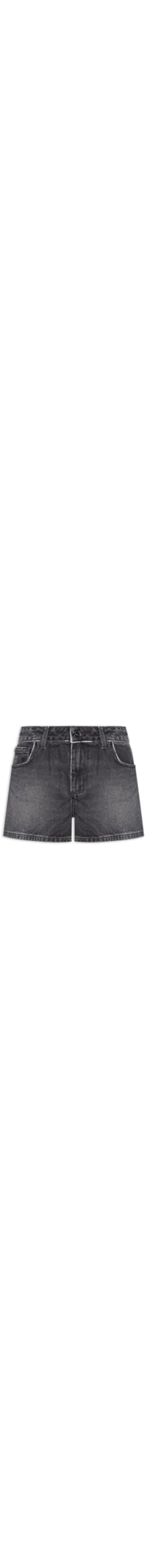 Short Feminino Jeans Malu - Preto