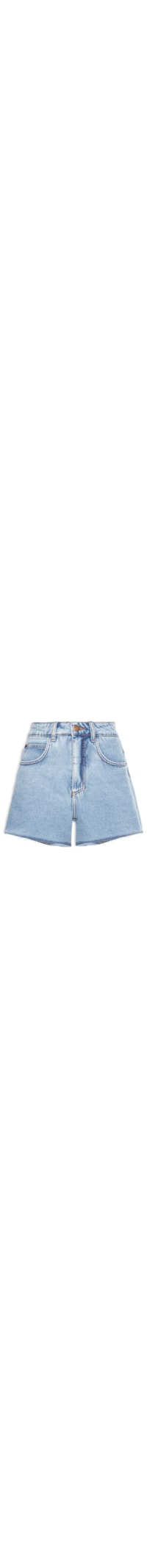 Short Feminino Jeans Médio - Azul