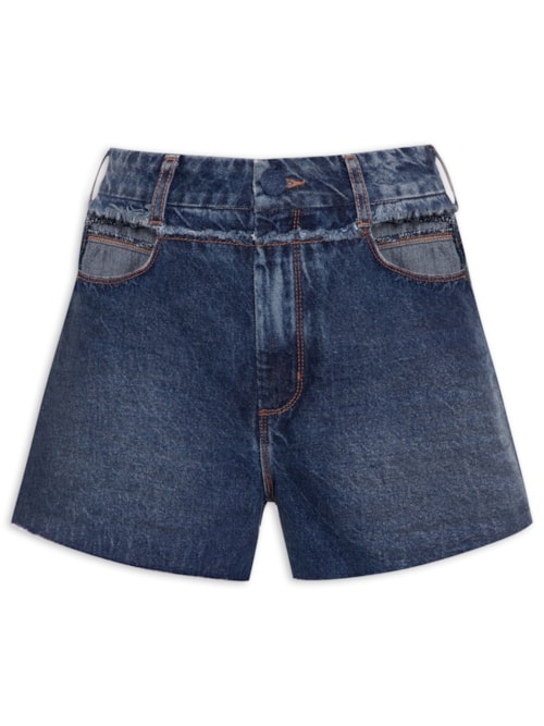 Short Feminino Jeans Mia - Azul