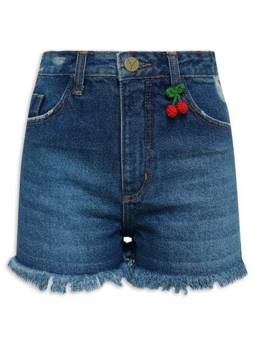 Short Feminino Jeans Mia – Azul