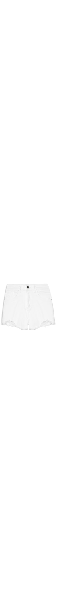 Short Feminino Jeans - Off White