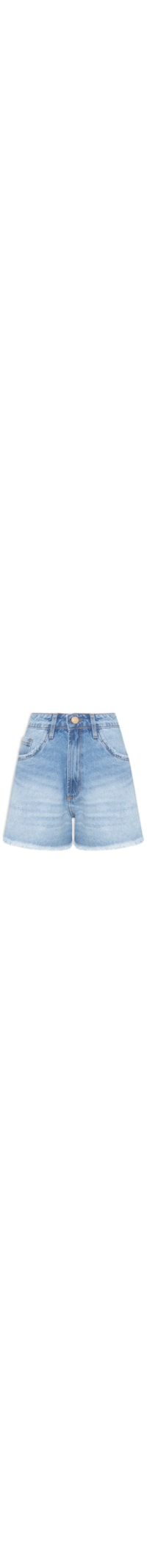 Short Feminino Jeans Relaxed High - Azul