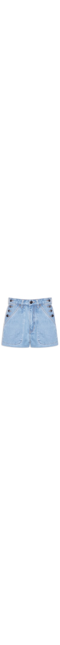 Short Feminino Jeans Sailor Jeans - Azul