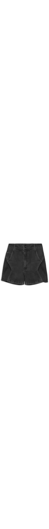 Short Feminino Jeans Sofia - Preto