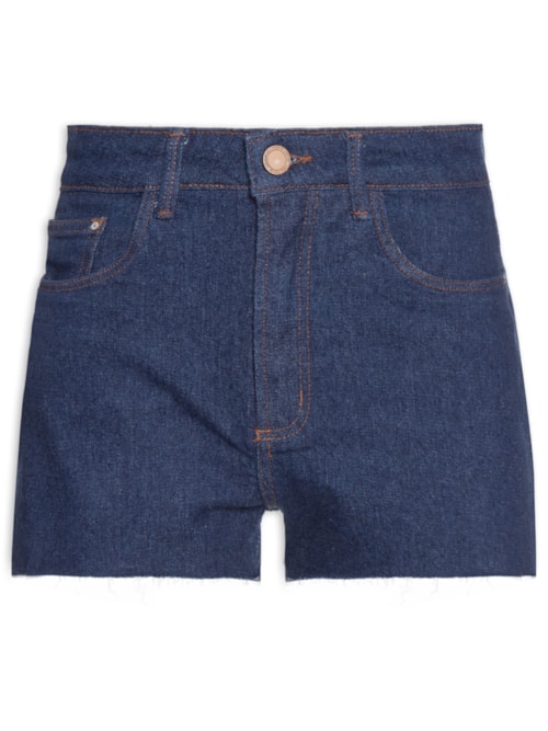 Short Feminino Jeans Super High – Azul