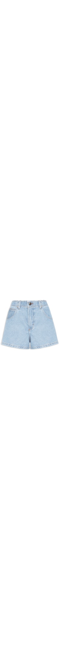 Short Feminino Jeans Textura - Azul